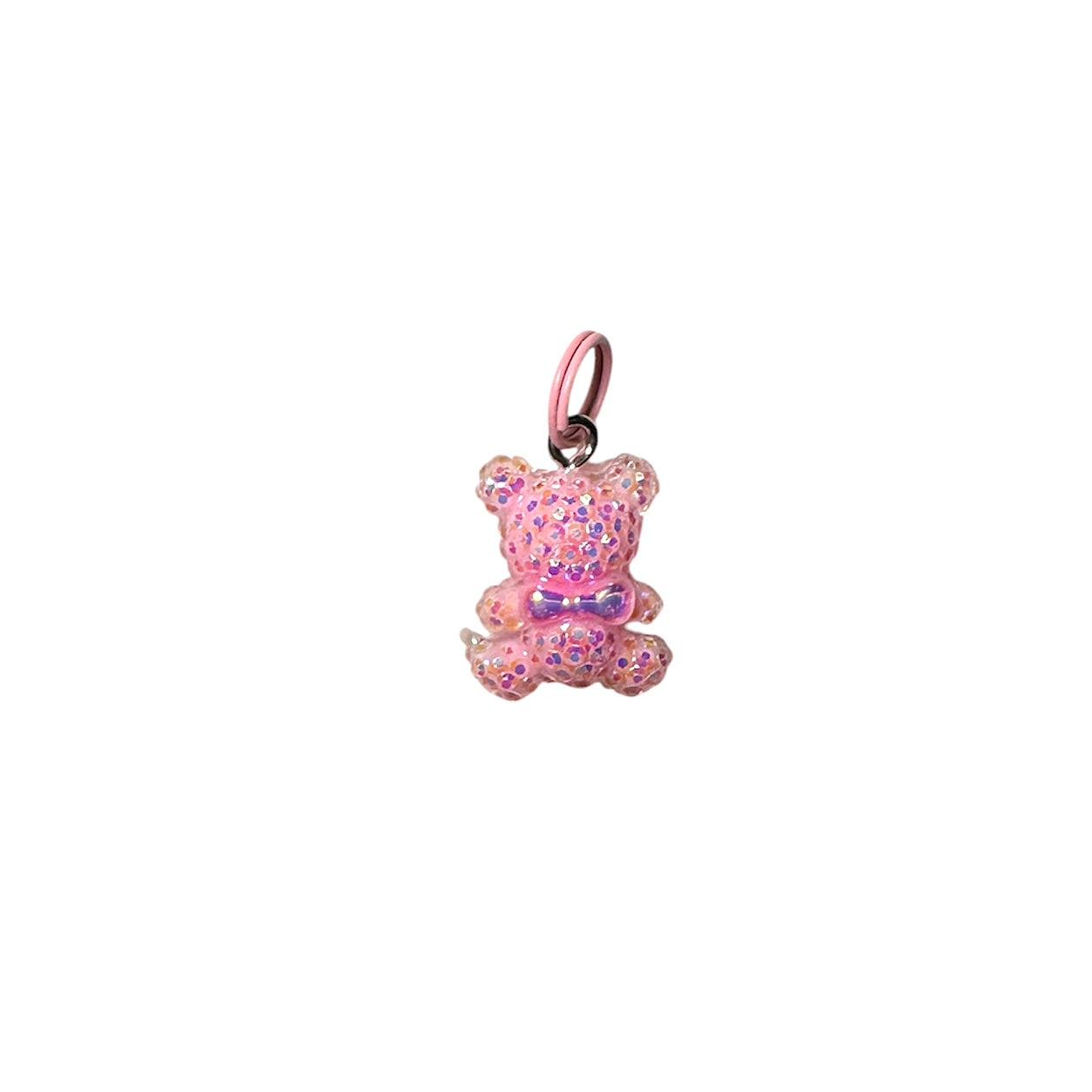 Mini Dotted Bear in Light Pink