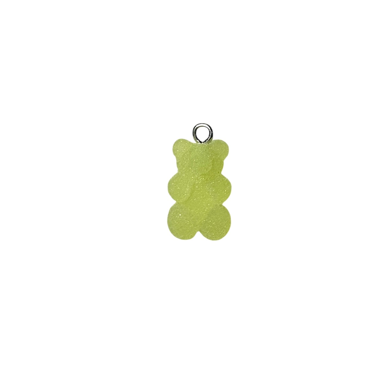 Mini Gummy Bear in Green Sugar