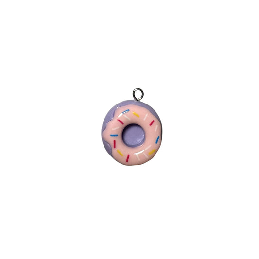 Pink Icing Purple Donut