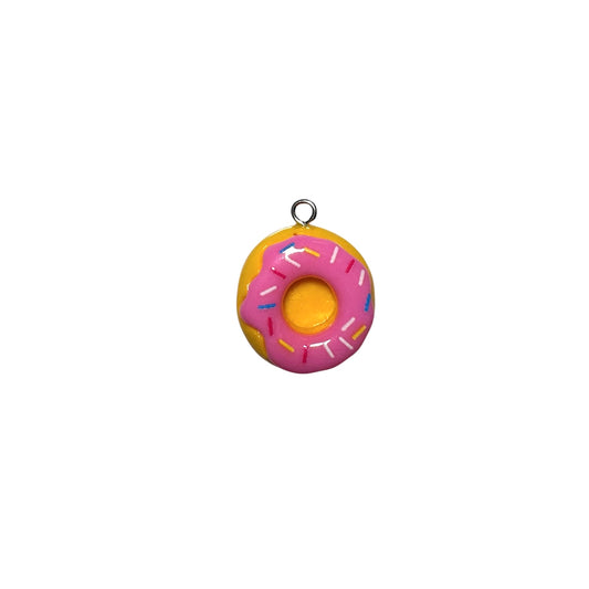 Pink Icing Yellow Donut