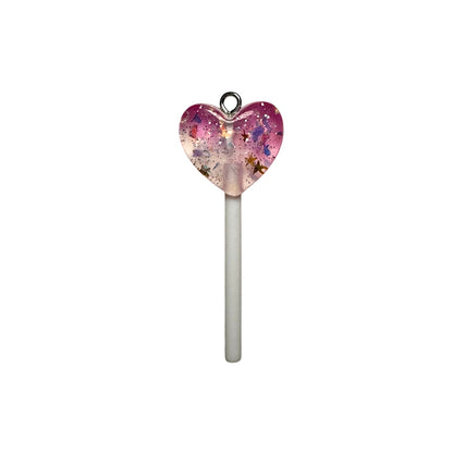 Sparkle Heart Lollipops