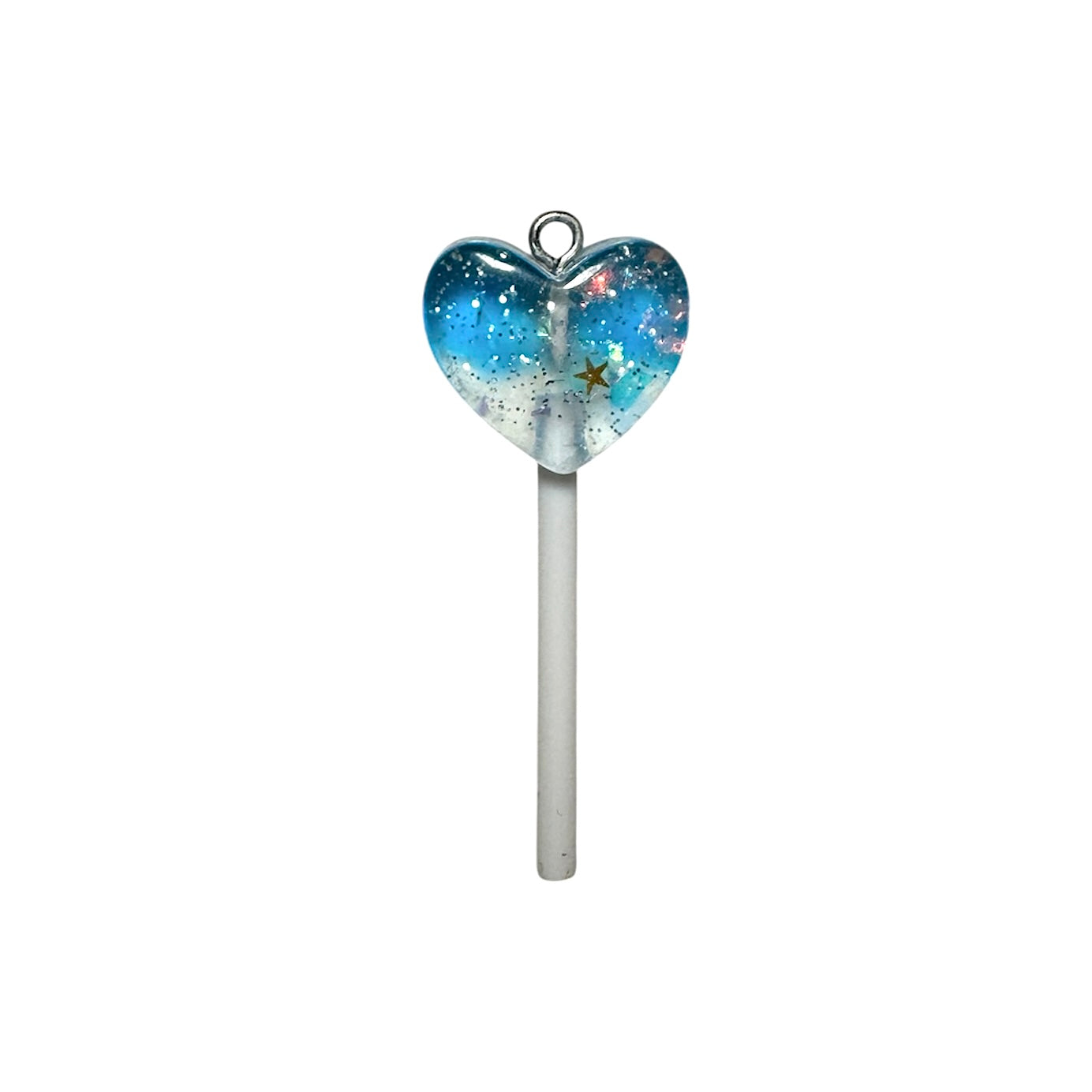 Sparkle Heart Lollipops