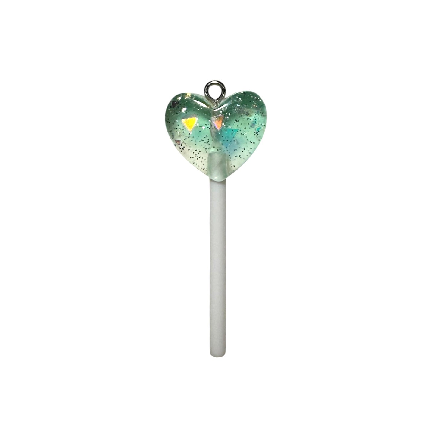 Sparkle Heart Lollipops