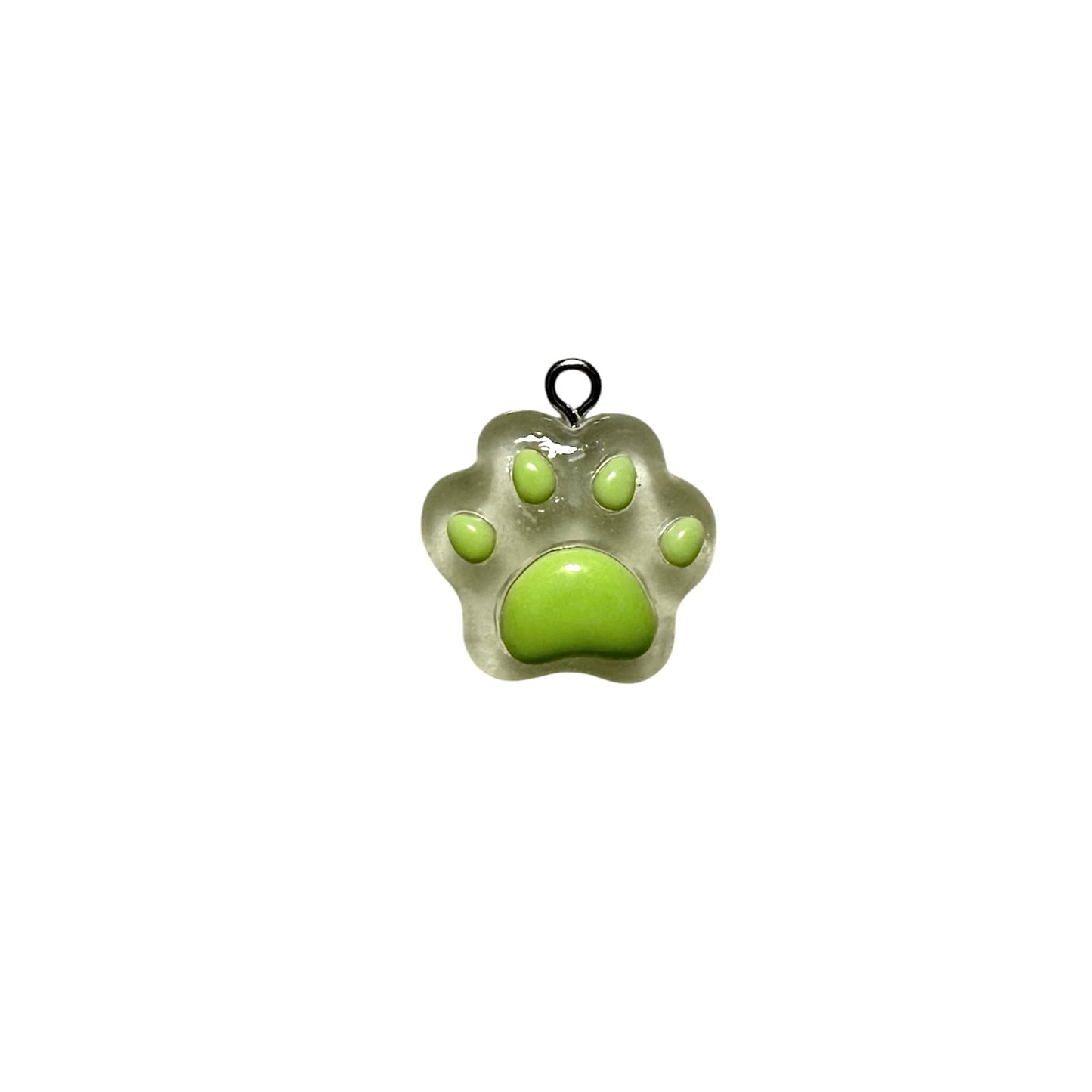 Small Green Paw Print