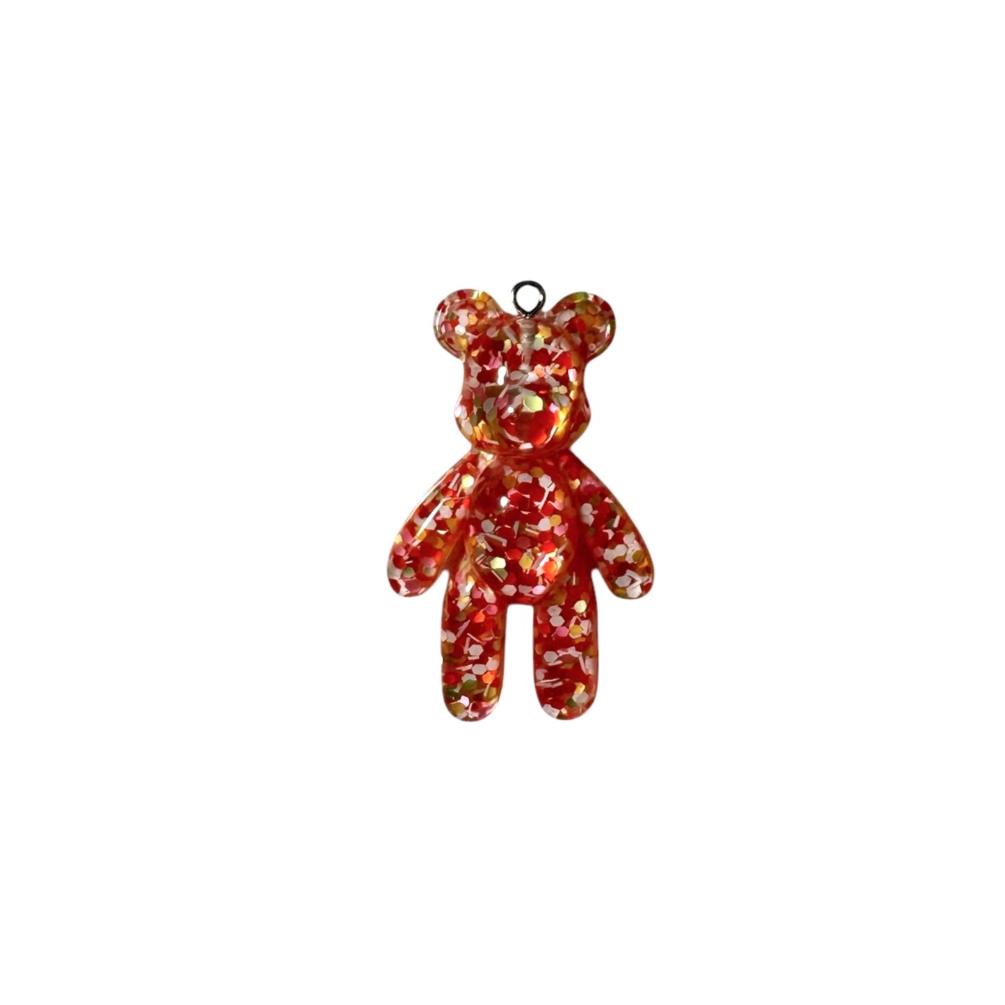 Large Teddy Bear in Red Glitter