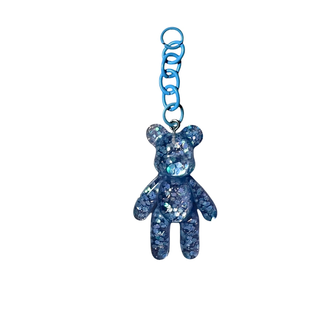 Large Teddy Bear in Baby Blue Glitter