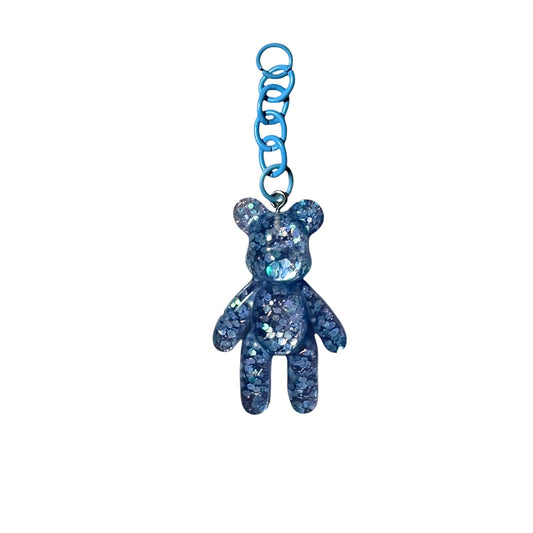 Large Teddy Bear in Baby Blue Glitter