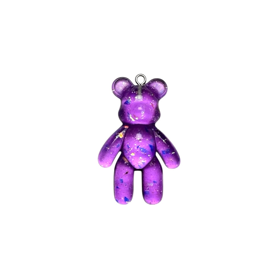 Large Purple Sparkle Teddy Bear