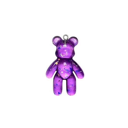 Large Purple Sparkle Teddy Bear