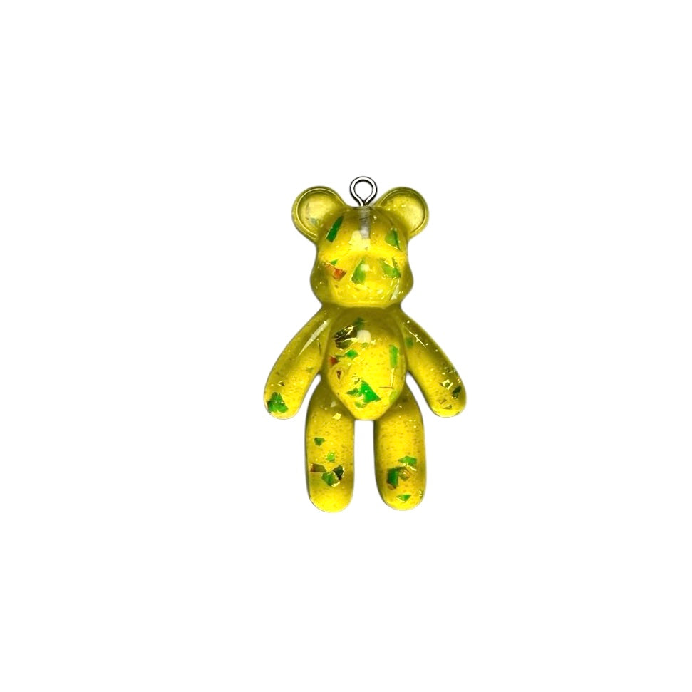 Large Yellow Sparkle Teddy Bear