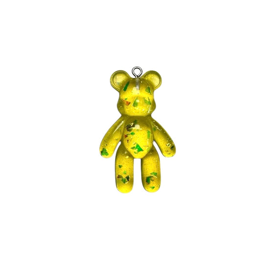 Large Yellow Sparkle Teddy Bear
