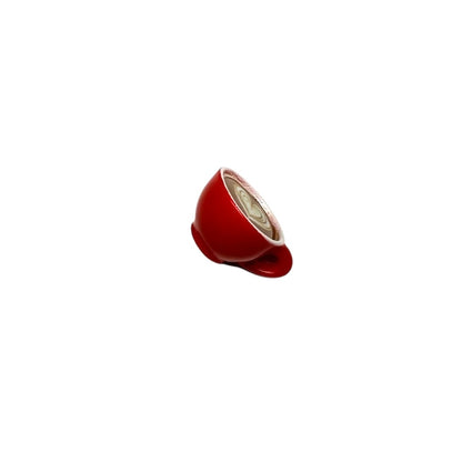 Large Red Latte Mug