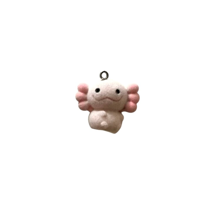 Medium Fuzzy Pink Axolotl