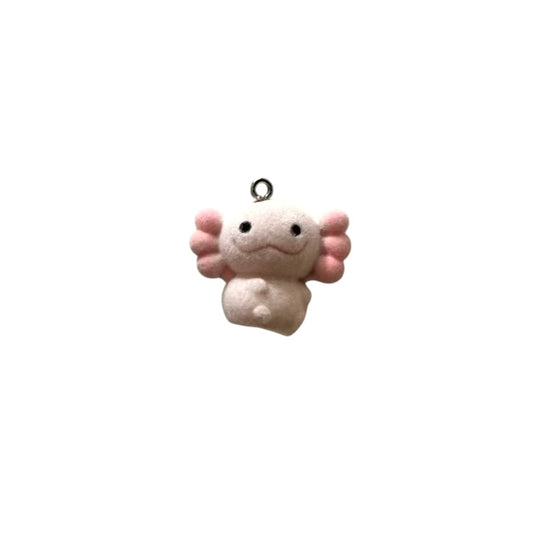 Medium Fuzzy Pink Axolotl