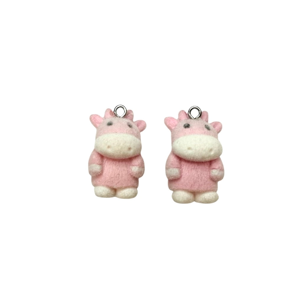 Fuzzy Pink Cow