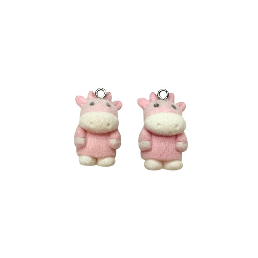Fuzzy Pink Cow
