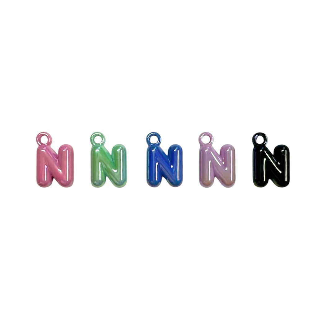 Rainbow Letter N