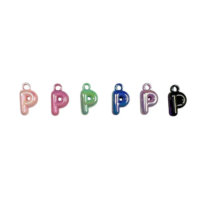 Rainbow Letter P