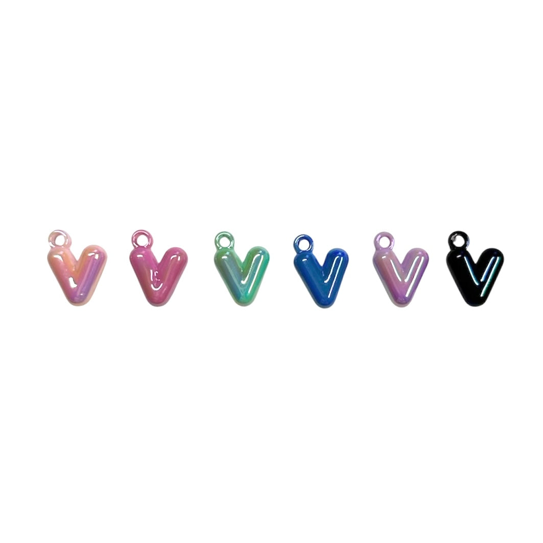 Rainbow Letter V